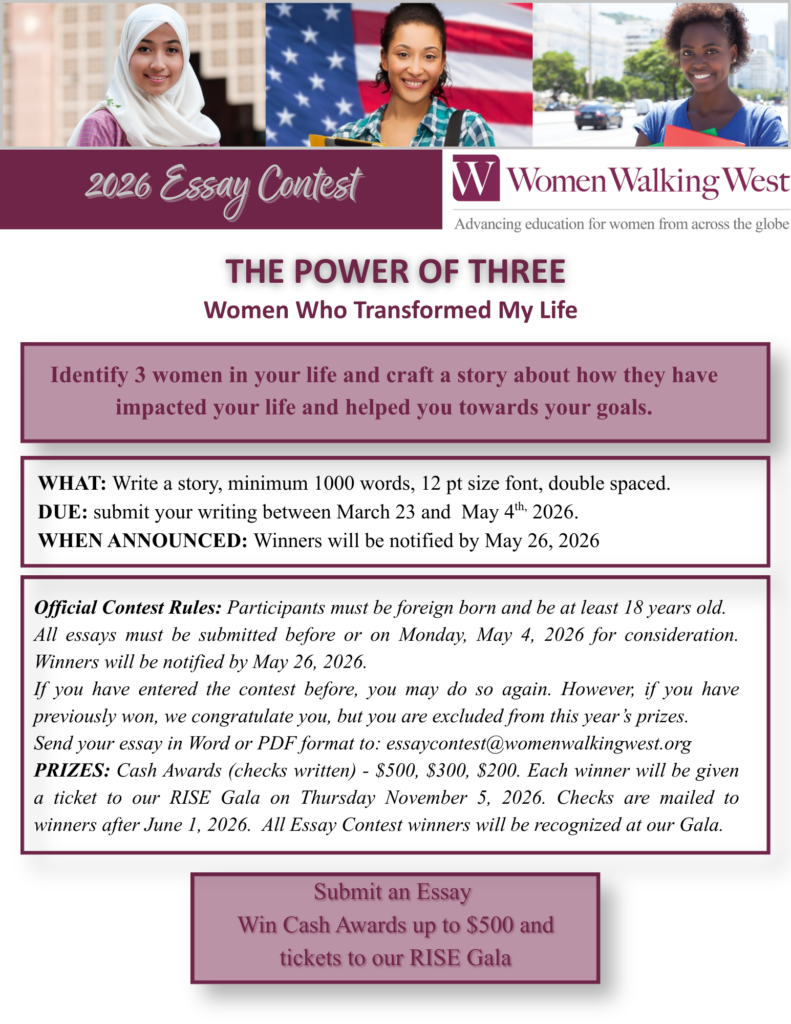 2026 Essay Contest Flyer.